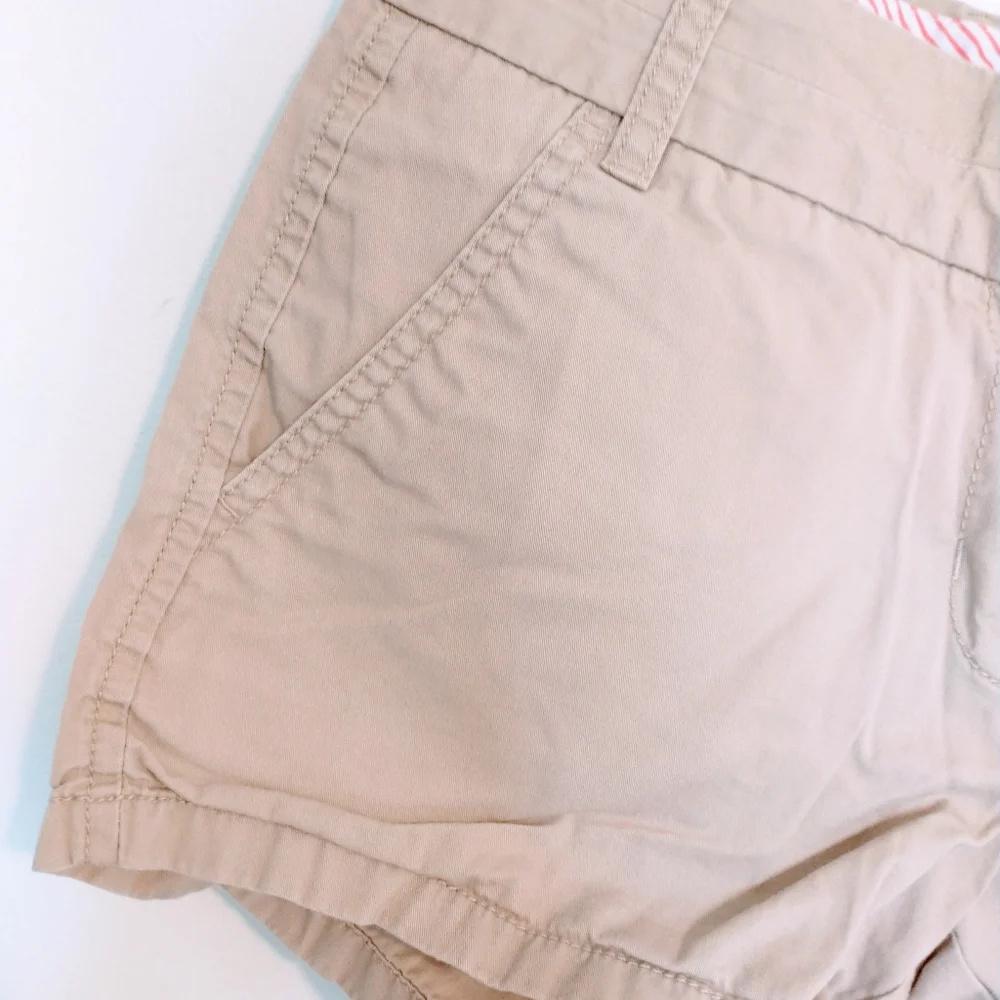 Jcrew chino broken in size 00 tan shorts